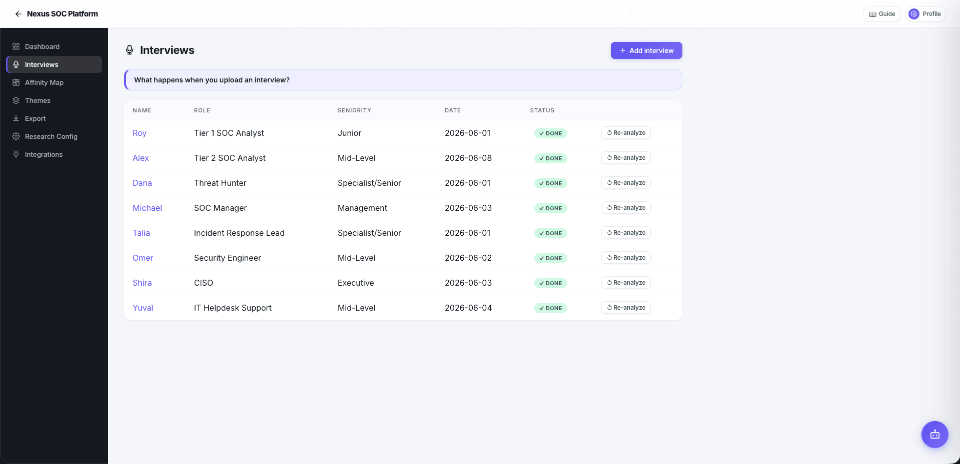 Every transcript becomes a repository record