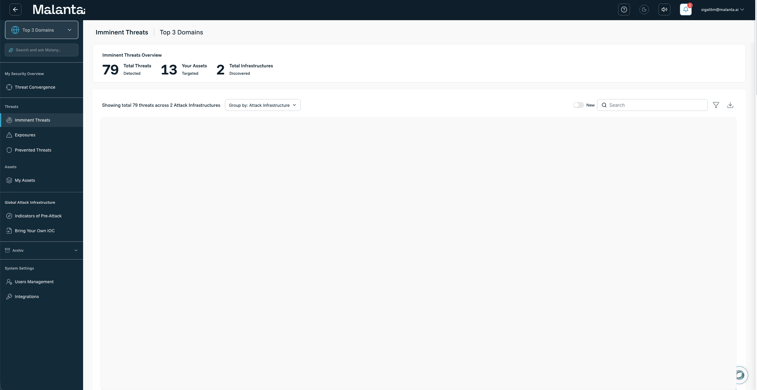 V2: scope creation in a persistent left sidebar
